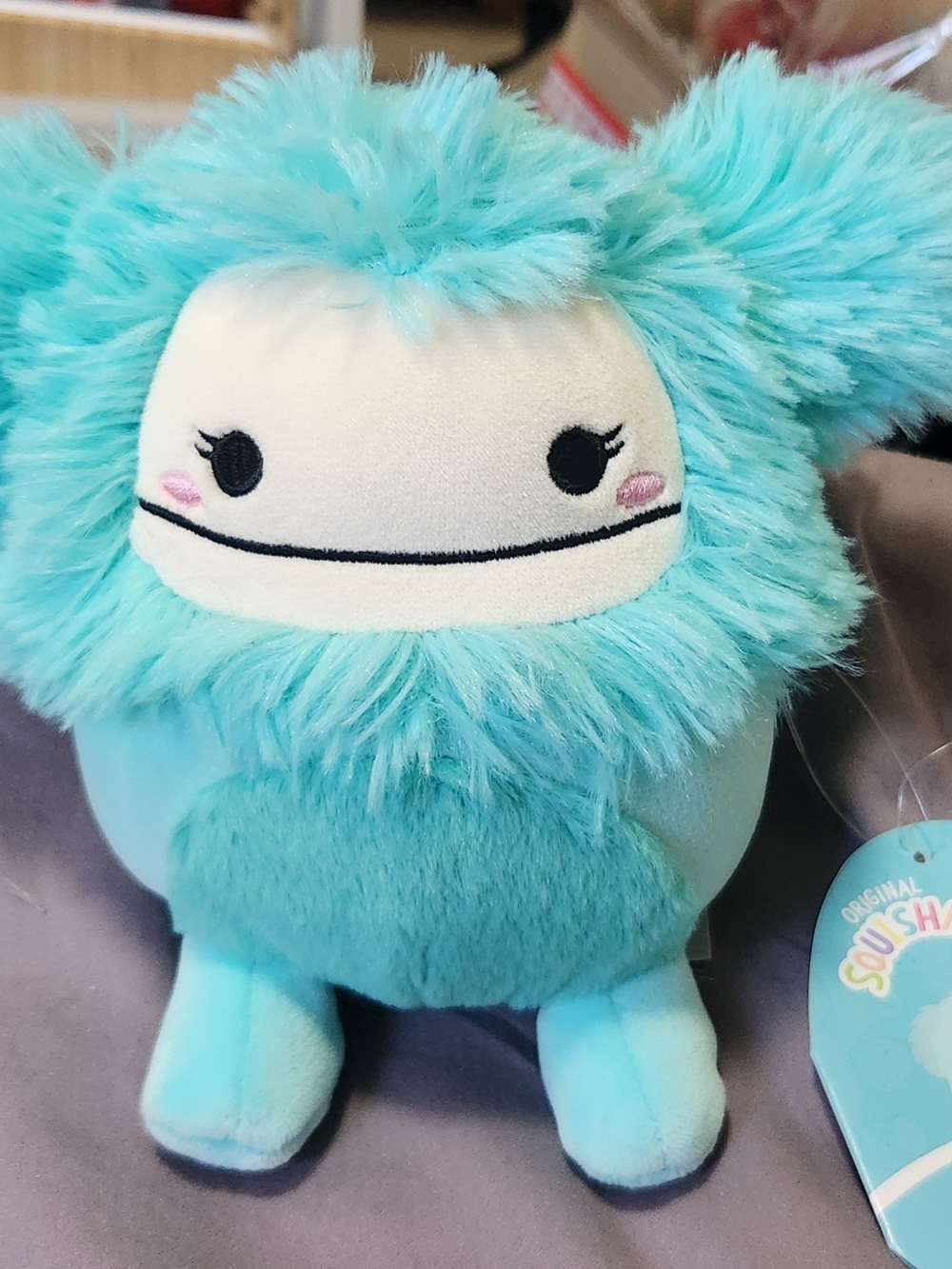 Squishmallows Joelle Bigfoot 5inch Plush Light Blue Furry Small Soft Plush